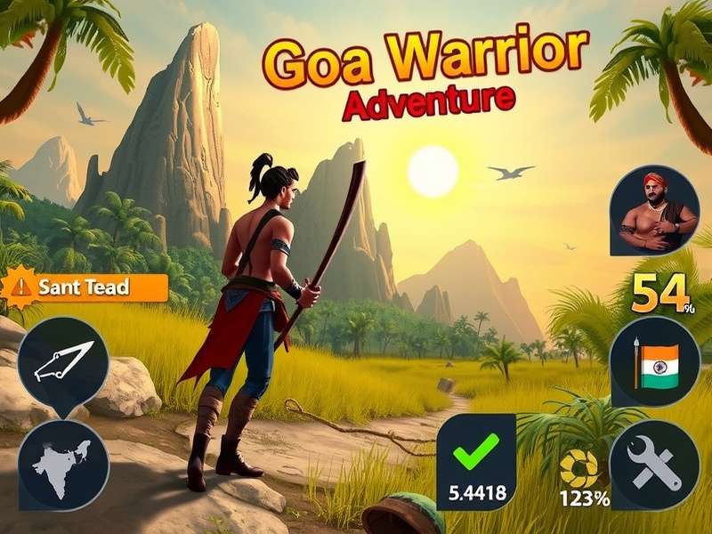 Goa Warrior Adventure download statistics graph in India